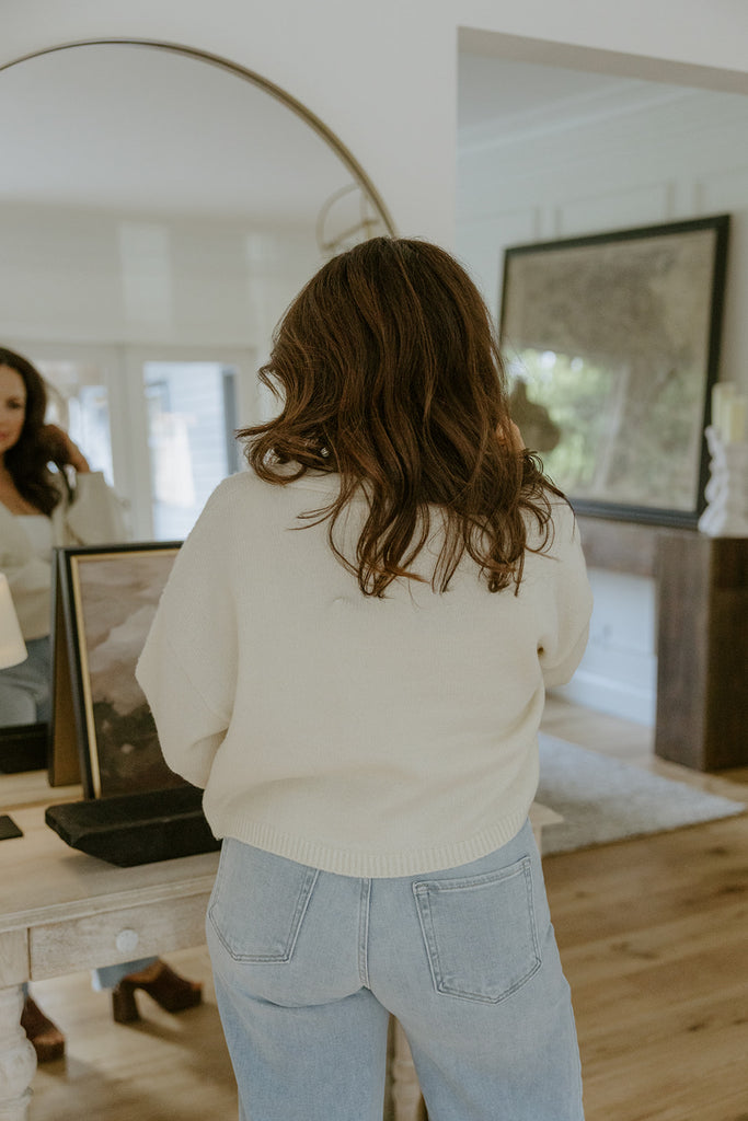 Cozy Topper Sweater - Ivory
