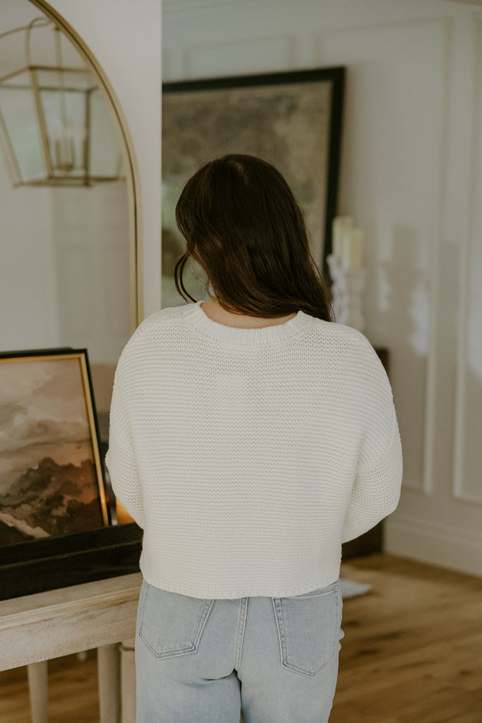 Crochet Sweater - Cream