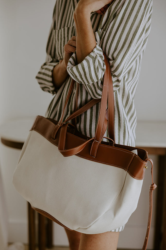 The Canvas Tote - Tan