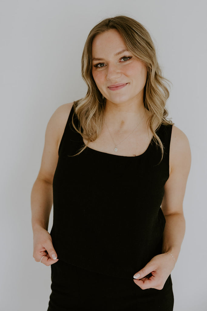 Linen Tank And Pant Set