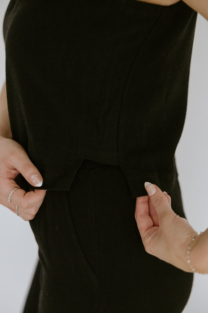 Linen Tank And Pant Set