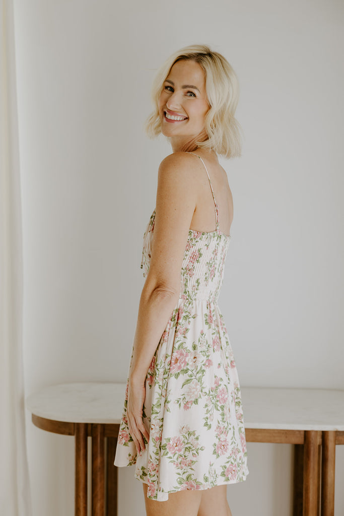 Dreaming Floral Dress - Pink
