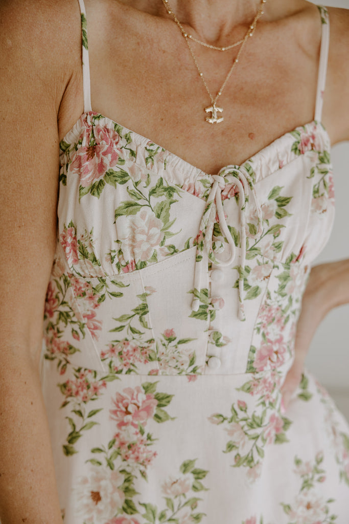 Dreaming Floral Dress - Pink