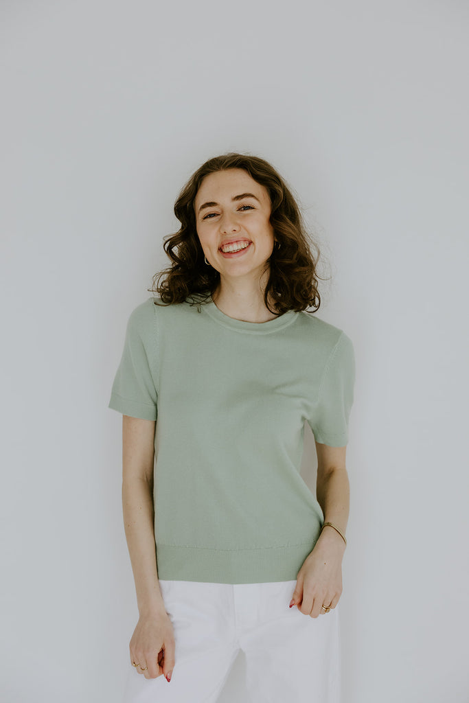 The Foundation Sweater - Seafoam