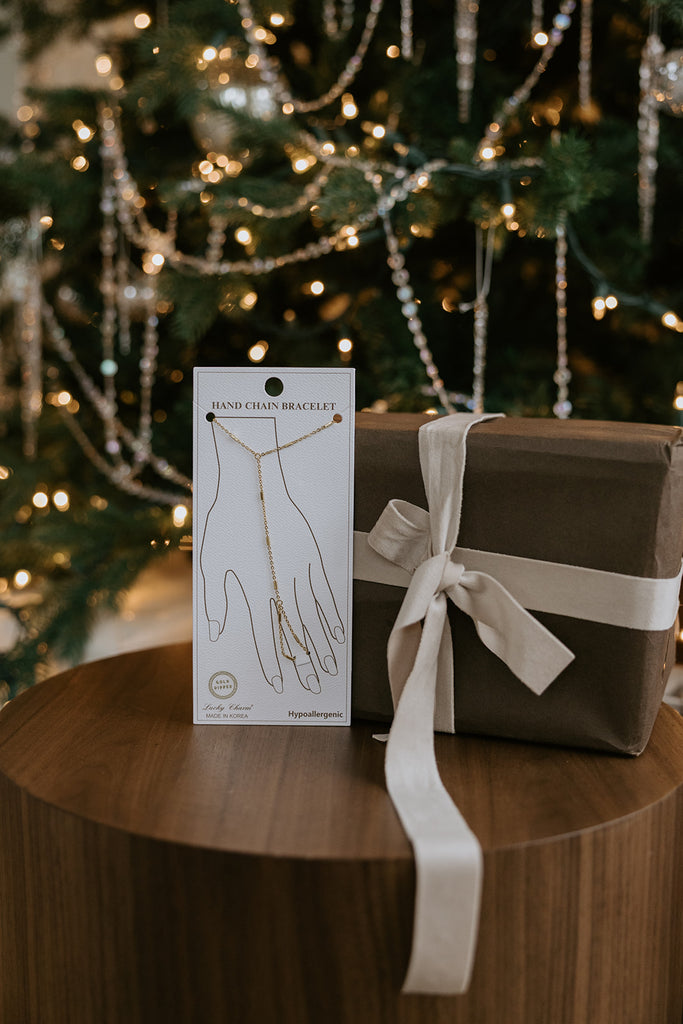 Hand Chain Bracelet - Gold