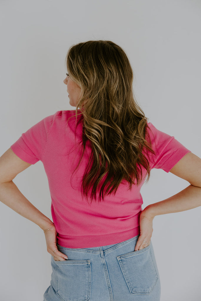 The Foundation Sweater - Fuchsia