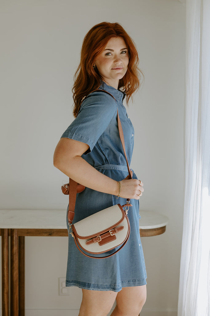 The Two-Tone Bag - Tan