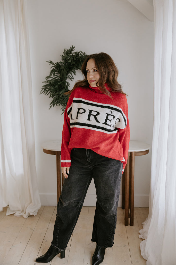 Apres Ski Sweater - Red