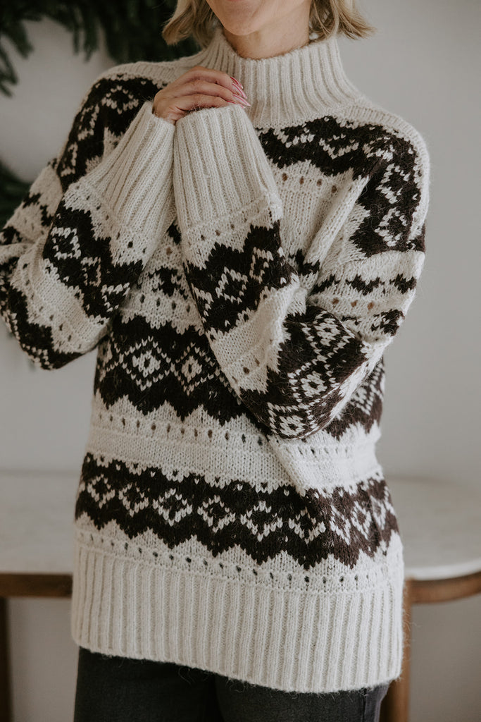 High Neck Winter Pullover - Torte