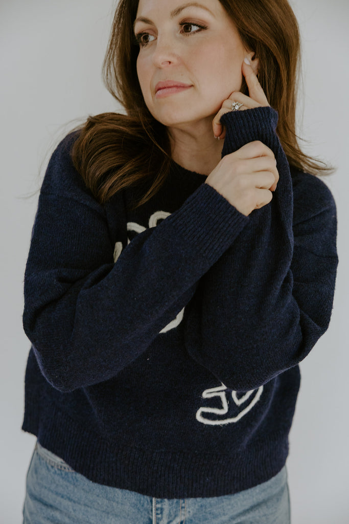 Blue Anchor Sweater