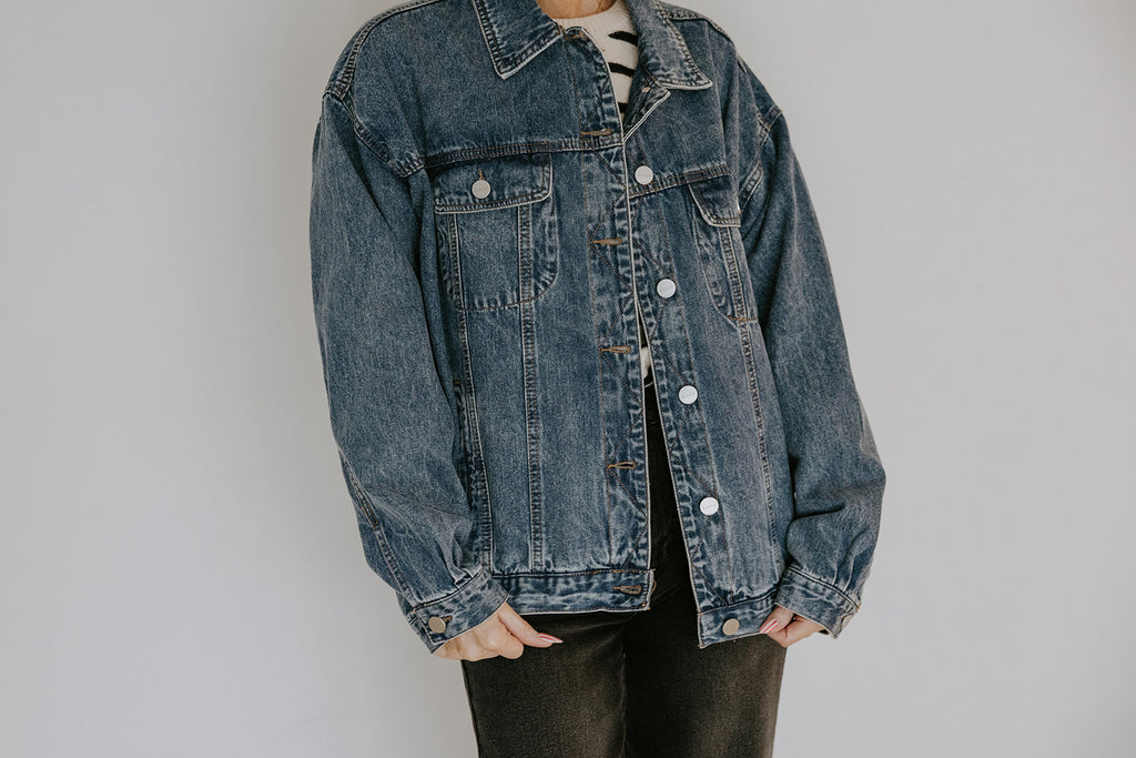 The Perfect Denim Jacket - Dark
