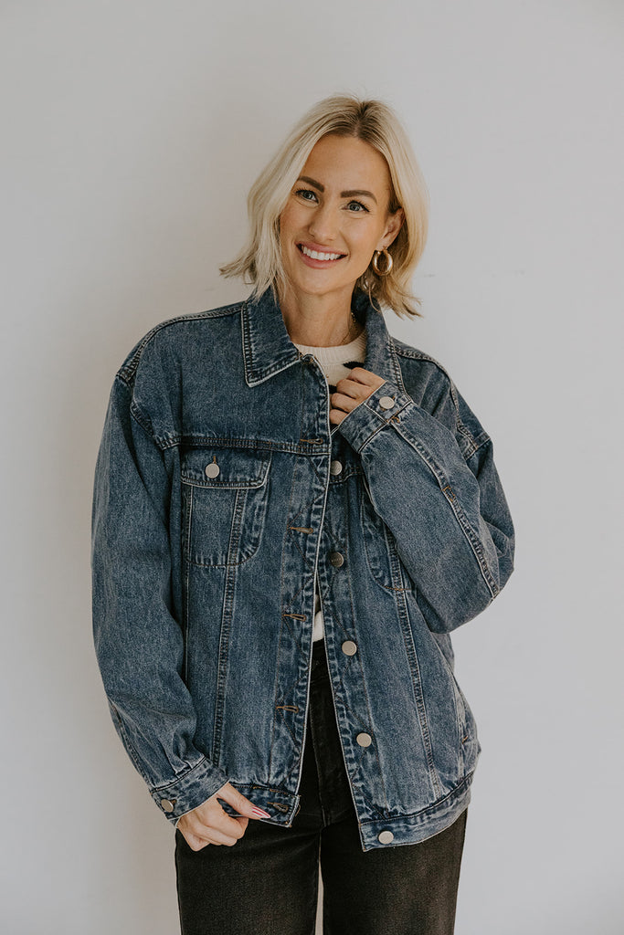 The Perfect Denim Jacket - Dark
