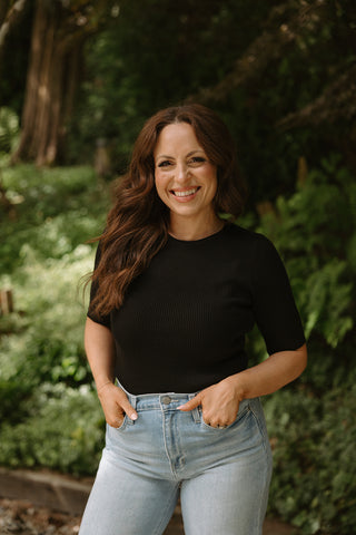 Button Up Blouse With Pocket - Cream