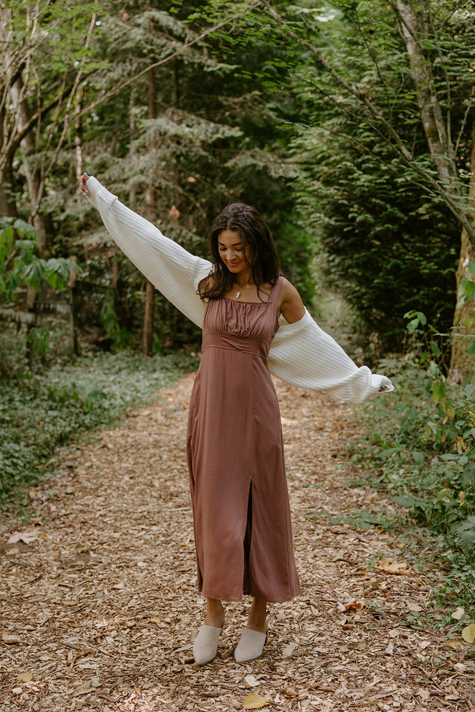 The Cropped Ballet Shrug - Cream