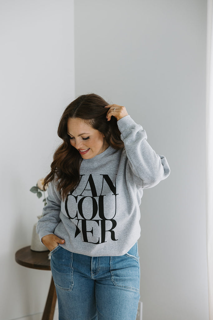 Vancouver Graphic Sweatshirt - Grey