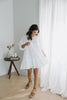 White Puff Sleeve Dress - White
