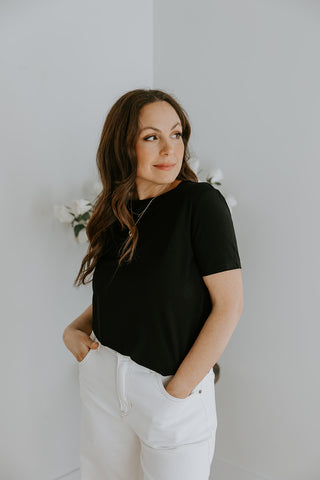 Button Up Blouse With Pocket - Cream