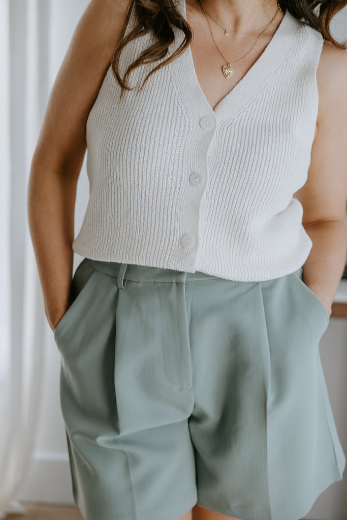 Classic Dress Short - Sage