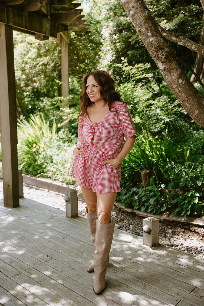 Gingham Summer Set - Red