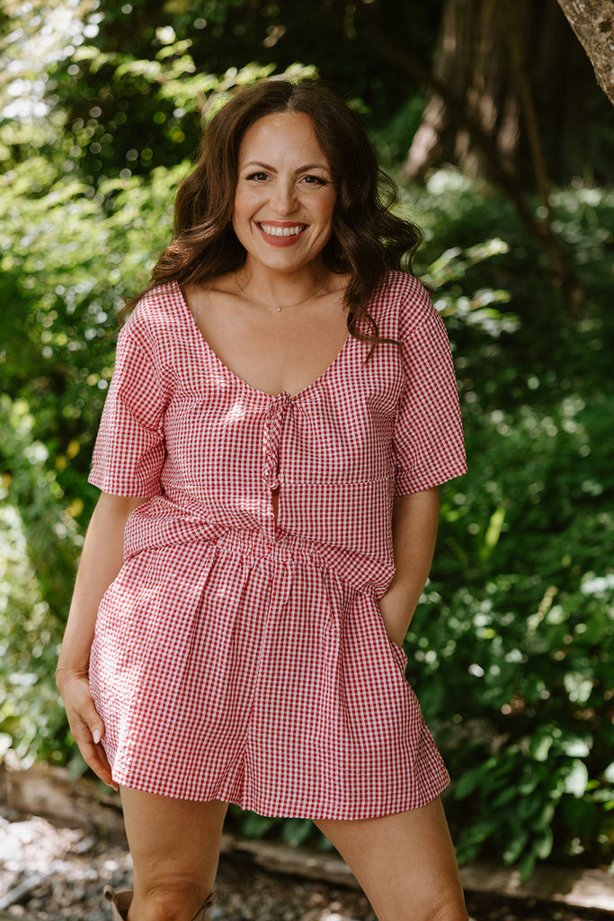 Gingham Summer Set - Red