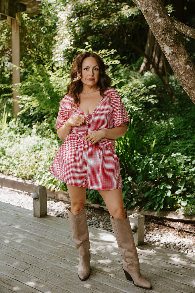 Gingham Summer Set - Red