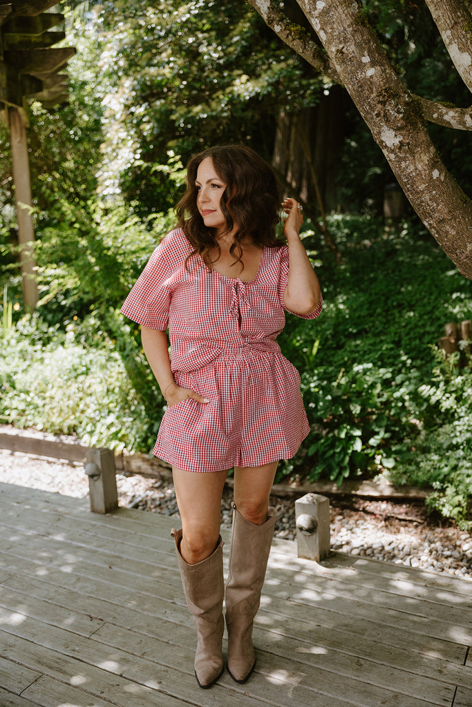 Gingham Summer Set - Red