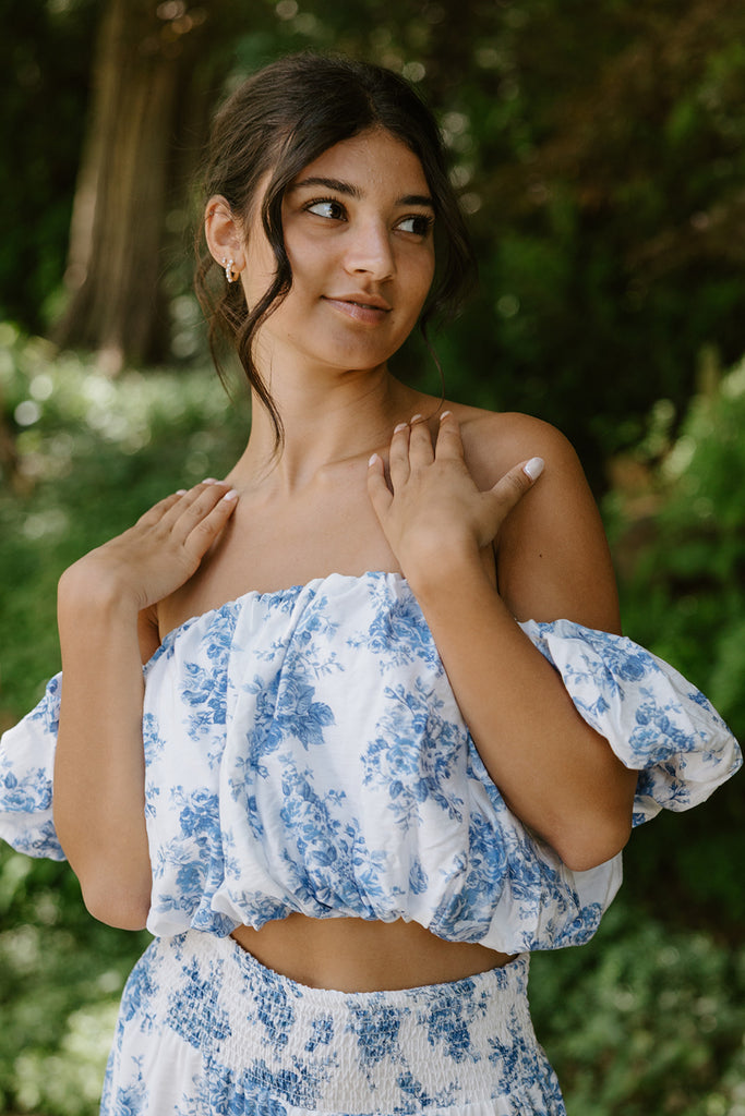 Off Shoulder Ruffle Top and Pant Set