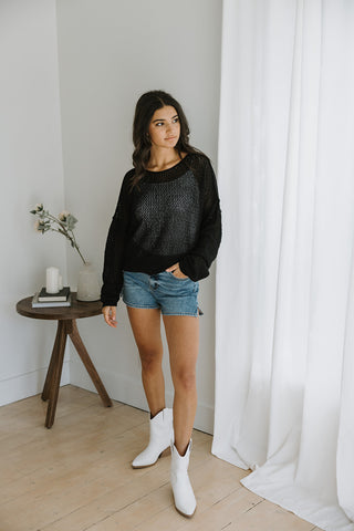 Short Sleeve Sweater - Natural