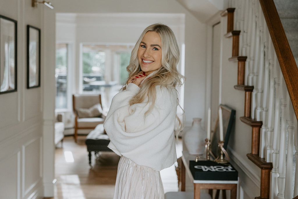 Crop Turtleneck - Cream