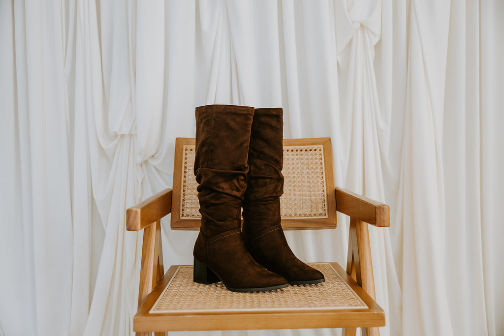 The Fall Slouch Boot - Brown