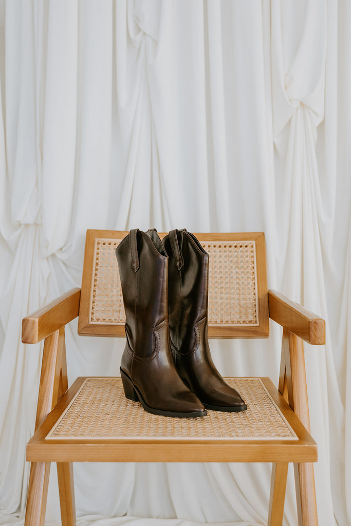 The New Cowgirl Boot - Brown
