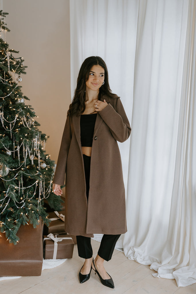 The Classic Coat - Chocolate