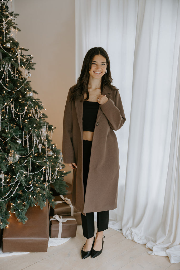 The Classic Coat - Chocolate