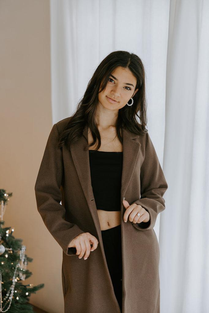 The Classic Coat - Chocolate