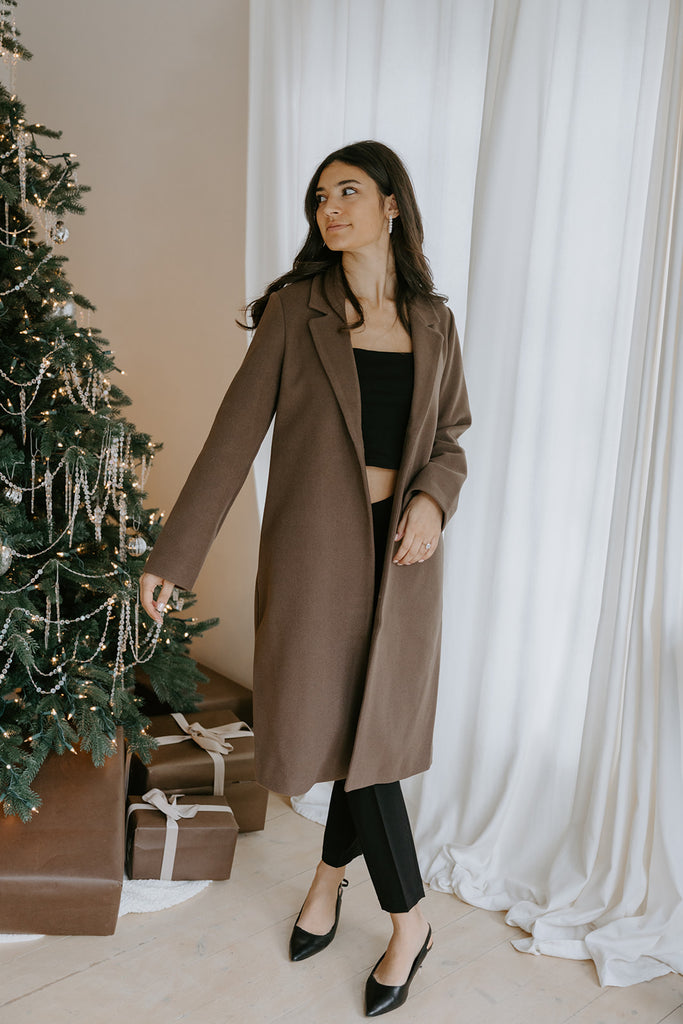 The Classic Coat - Chocolate