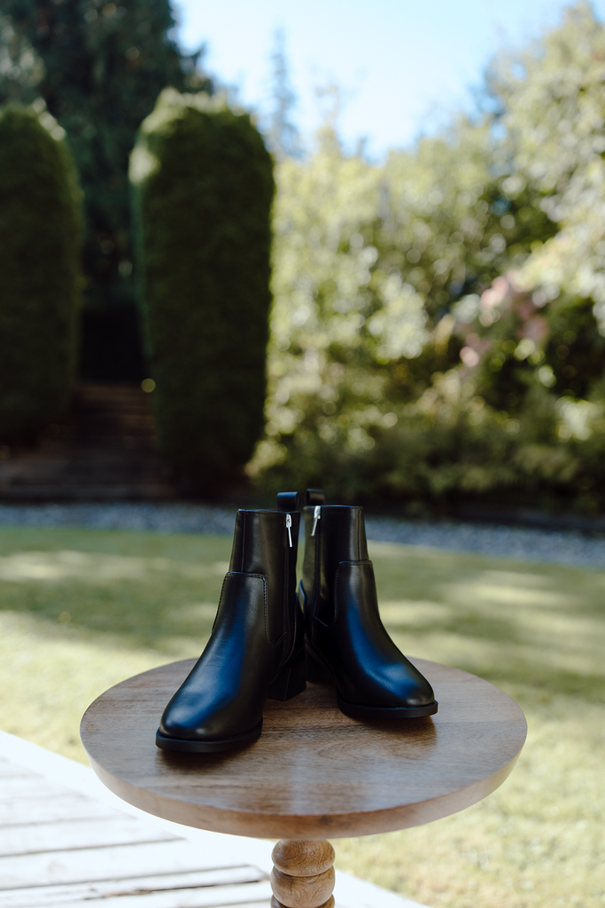 Short Classic Block Heel Boots