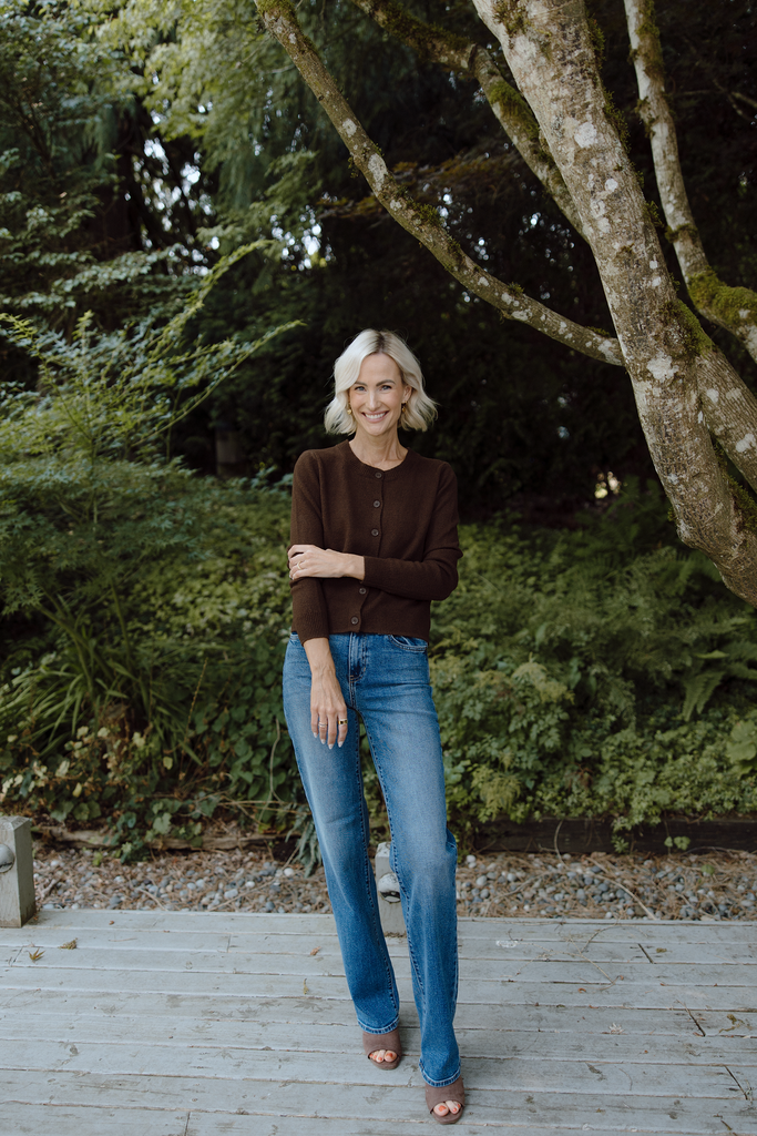 Lightweight Cardigan - Brown