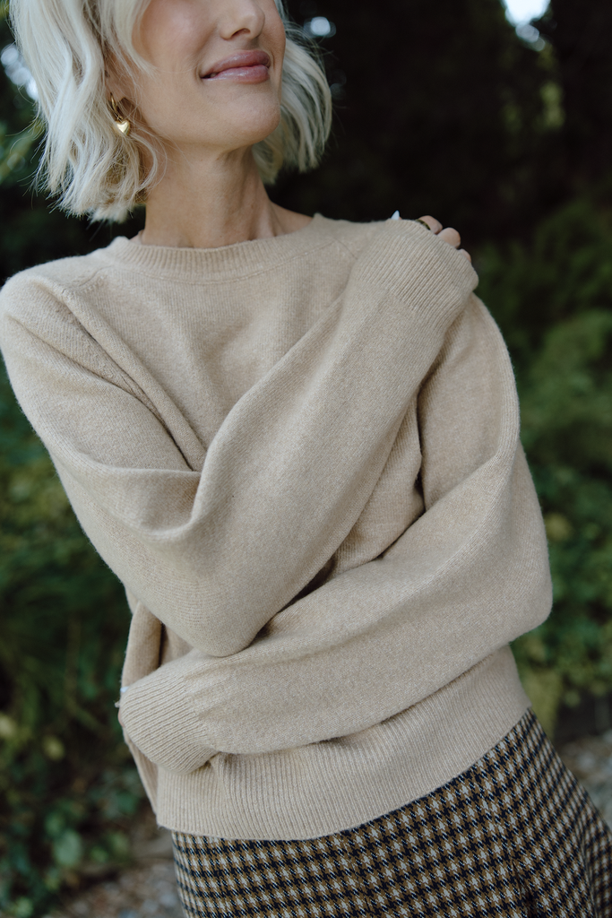 Super Soft Classic Crewneck - Camel
