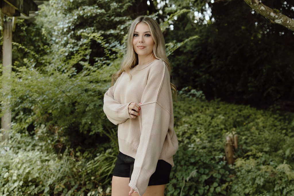 The Icon Sweater - Taupe