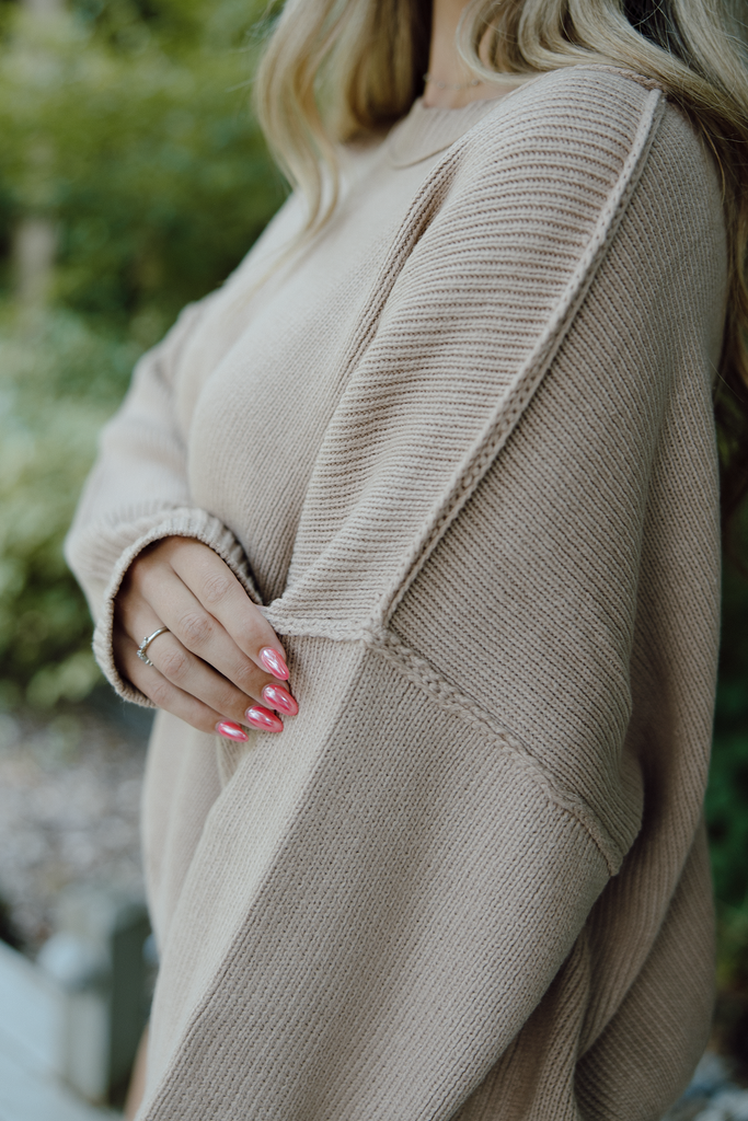 The Icon Sweater - Taupe