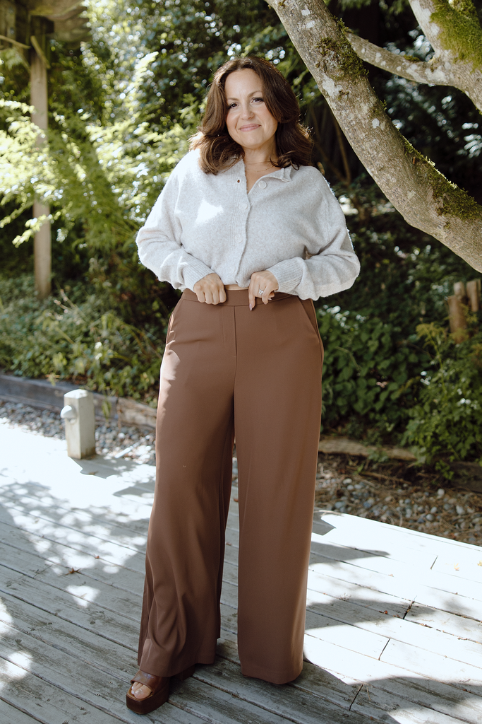 Dress Pant - Wide Leg - Mocha