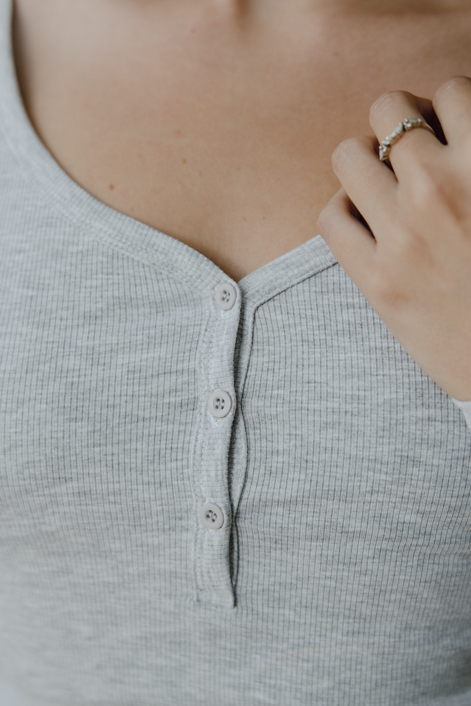 Classic Henley - Grey