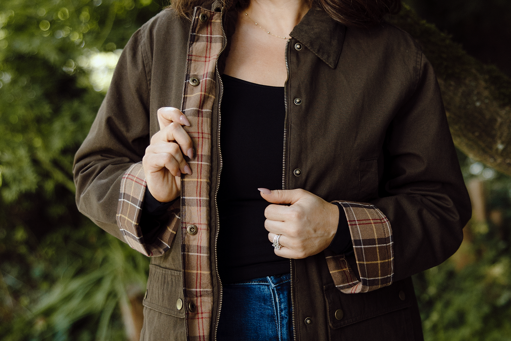 Corduroy Utility Jacket - Brown