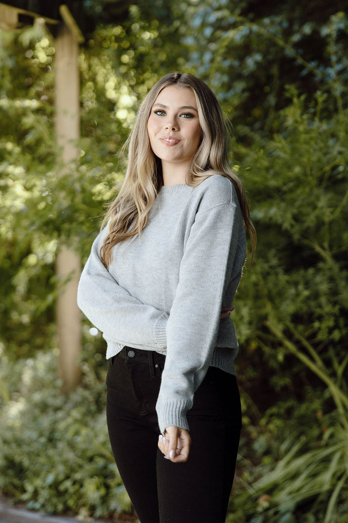 The Most Perfect Classic Sweater - Grey