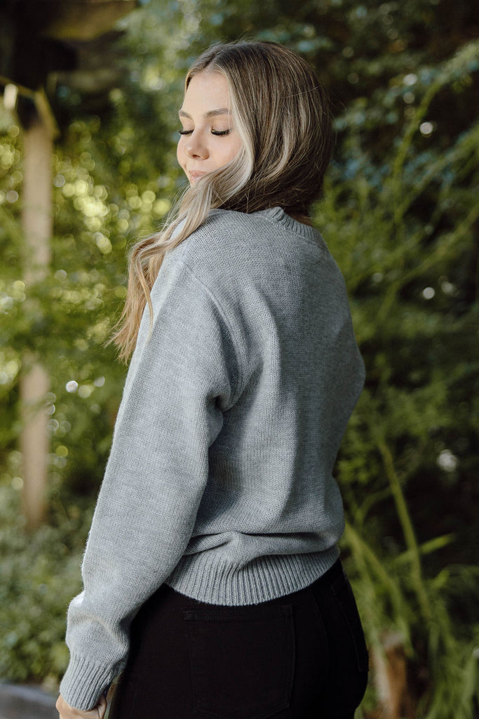 The Most Perfect Classic Sweater - Grey