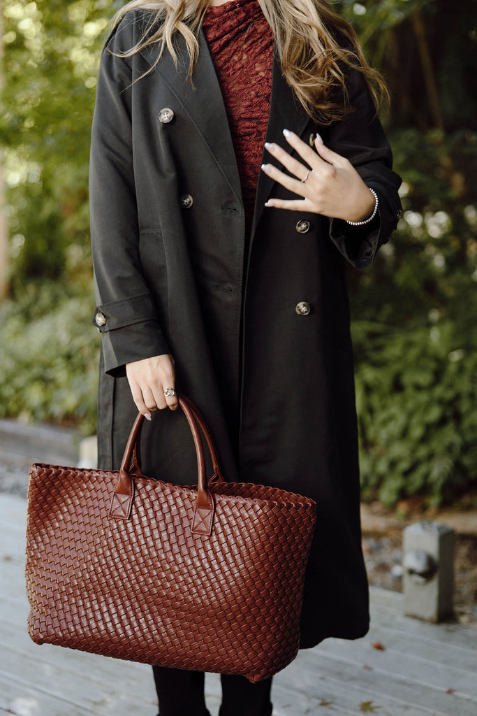 Long Trench Chloe - Black