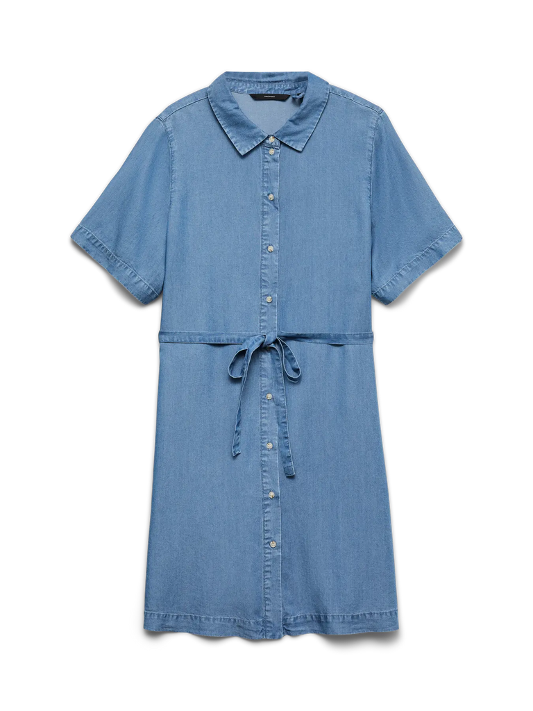 Short Tencel Shirt Dress