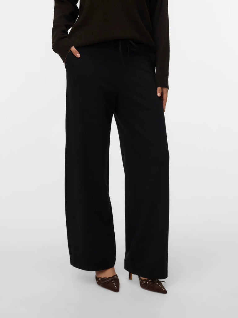Wide Leg Comfy Pant - Black