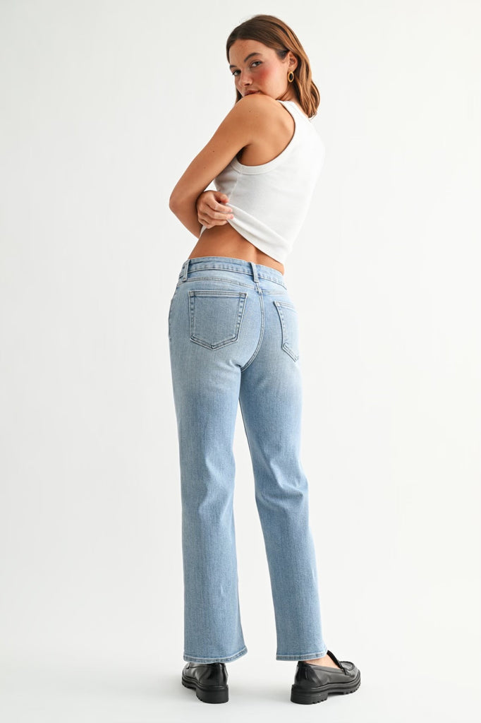 Straight Leg Denim - Light