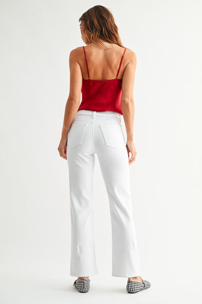 Straight Leg Denim - White